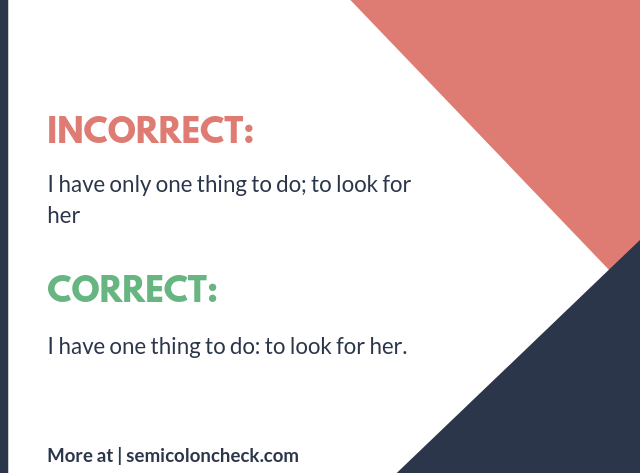 how to use semicolon correctly free